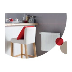 Radiateur Acier Eau Chaude H 900 X L 900 -Maison du Confort samba haut 900 mm x larg 900 mm 2