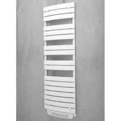 SÚche-serviettes Eau Chaude Blanc Cintré Avec Soufflerie Aube