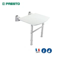 Siège De Douche Relevable Avec Pieds Rentrants Articulés