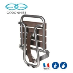 Siège Douche Escamotable TAUPE -Maison du Confort siege douche escamotable 3