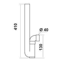 Siphon Machine à Laver Spécial Gain De Place -Maison du Confort siphon machine a laver horizontal compact gain de place 1