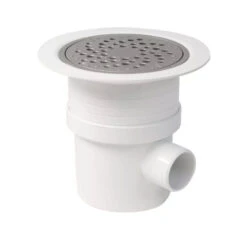 Siphon Pour Sol Plastique Grille Aluminium SITARAL Nicoll