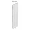SLIEVE H2000 X L433 - 1489 W - Radiateur Vertical RACCORDEMENT CENTRAL 2 SLIEVE H2000 X L433 - 1489 W - Radiateur Vertical RACCORDEMENT CENTRAL -Maison du Confort slieve h2000 x l433 1489 w radiateur vertical raccordement central