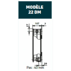 T6 3010 DECO (H)600 X 2000 Mm- 3338 W épaisseur 107 Mm 7 T6 3010 DECO (H)600 X 2000 Mm- 3338 W épaisseur 107 Mm -Maison du Confort t6 3010 deco h600 x 2000 mm 3338 w epaisseur 107 mm 2
