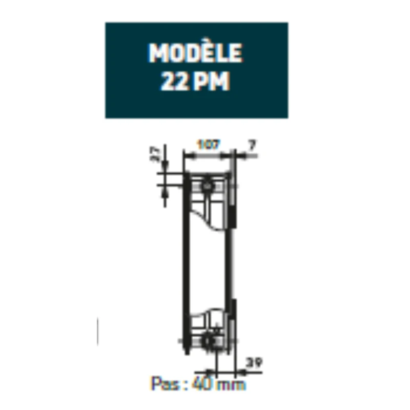 T6 3010 PLAN (H)600X 720 Mm-GRIS CLAIR 1202 W épaisseur 107 Mm 5 T6 3010 PLAN (H)600X 720 Mm-GRIS CLAIR 1202 W épaisseur 107 Mm – Image 3