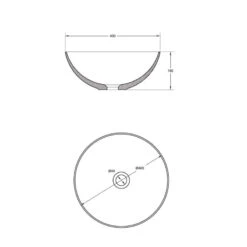 Vasque à Poser Dynamic - Texture Lisse - Dimensions 40 X 16 Cm 7 Vasque à Poser Dynamic - Texture Lisse - Dimensions 40 X 16 Cm -Maison du Confort vasque a poser dynamic texture lisse dimensions 40 x 16 cm 2