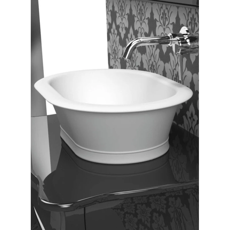 Vasque à Poser Ovale - Classic - Dimensions 50 X 36 X 15 Cm 4 Vasque à Poser Ovale - Classic - Dimensions 50 X 36 X 15 Cm – Image 2
