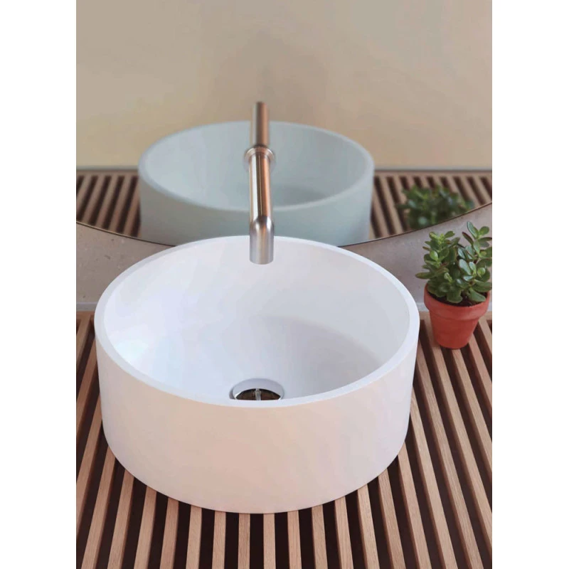 Vasque à Poser Ronde - Lucena - Dimensions 40 X 15 Cm 3 Vasque à Poser Ronde - Lucena - Dimensions 40 X 15 Cm