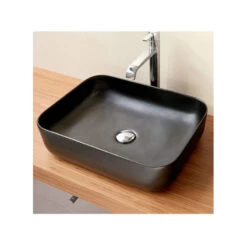 Vasque Céramique à Poser - Catania - Solid Surface -Maison du Confort vasque ceramique a poser catania solid surface 1