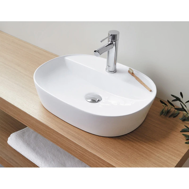 Vasque Céramique à Poser - Marino - Dimensions 50 X 38 X 12 Cm 3 Vasque Céramique à Poser - Marino - Dimensions 50 X 38 X 12 Cm