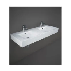 Vasque Double Suspendue - Rak-Des - 121 X 46 X 12 Cm 6 Vasque Double Suspendue - Rak-Des - 121 X 46 X 12 Cm -Maison du Confort vasque double suspendue rak des 121 x 46 x 12 cm 1