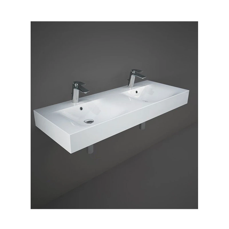 Vasque Double Suspendue - Rak-Des - 121 X 46 X 12 Cm 4 Vasque Double Suspendue - Rak-Des - 121 X 46 X 12 Cm – Image 2