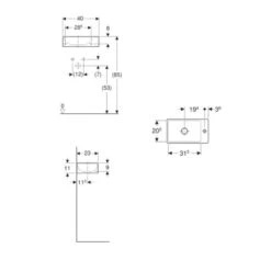Vasque Lave-mains Pour Meuble Lave-mains Diedro Geberit -Maison du Confort vasque lave mains pour meuble lave mains diedro geberit 1