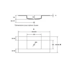 Vasque Suspendue Murale Centrée Frame - Texture Ardoise -Maison du Confort vasque suspendue murale centree frame texture ardoise 2