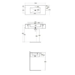 Vasque Suspendue - Rak-Precious - Dimensions 103 X 47 X 22 Cm 9 Vasque Suspendue - Rak-Precious - Dimensions 103 X 47 X 22 Cm -Maison du Confort vasque suspendue rak precious dimensions 103 x 47 x 22 cm 3